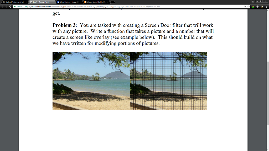 Python Help! Problem #3 The teacher has instructed us to use the