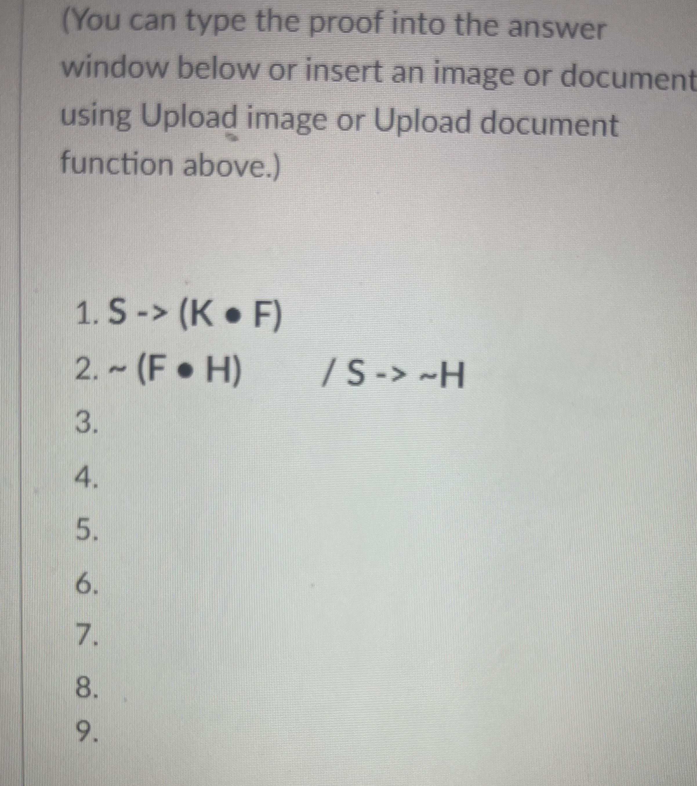  (You can type the proof into the answer window below or