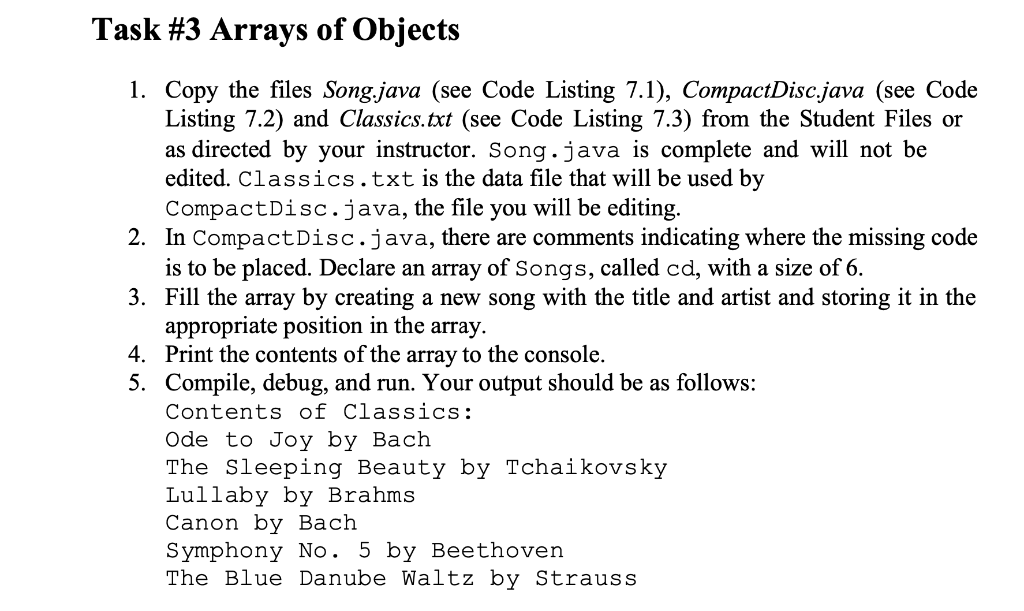 mean for the data set. Attributes: - data [] - the array