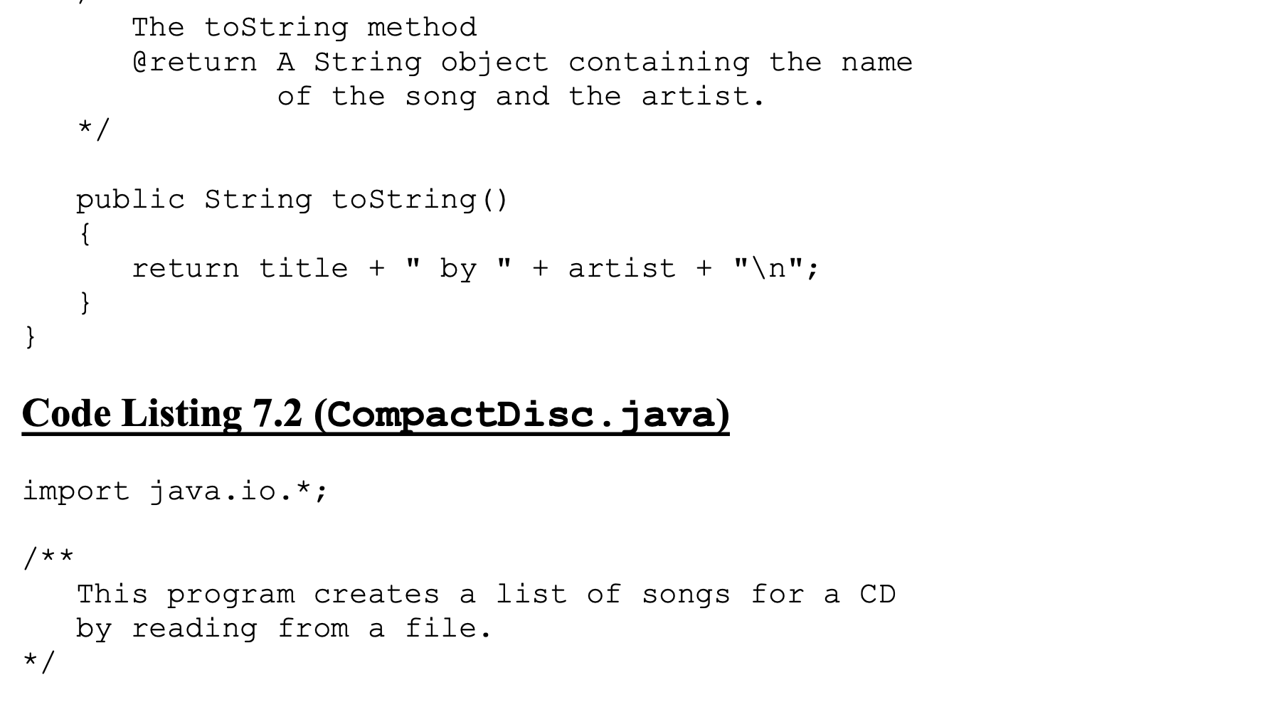 the scores Methods: - Average - the constructor. It will allocate memory