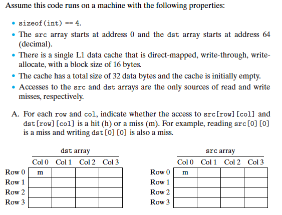 [4]: 3 void transpose2(array dst, array src) int 1, J 6 for