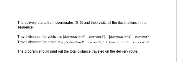 two methods of delivery - ground vehicles and air drones. The delivery