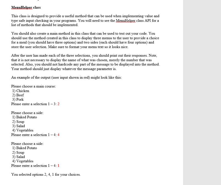 This is need to be in Java Script for netbean thanks.. MenuHelper