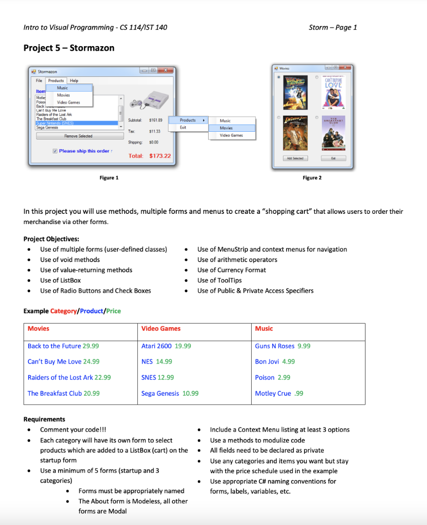 I need help with this project on C#. I have some done