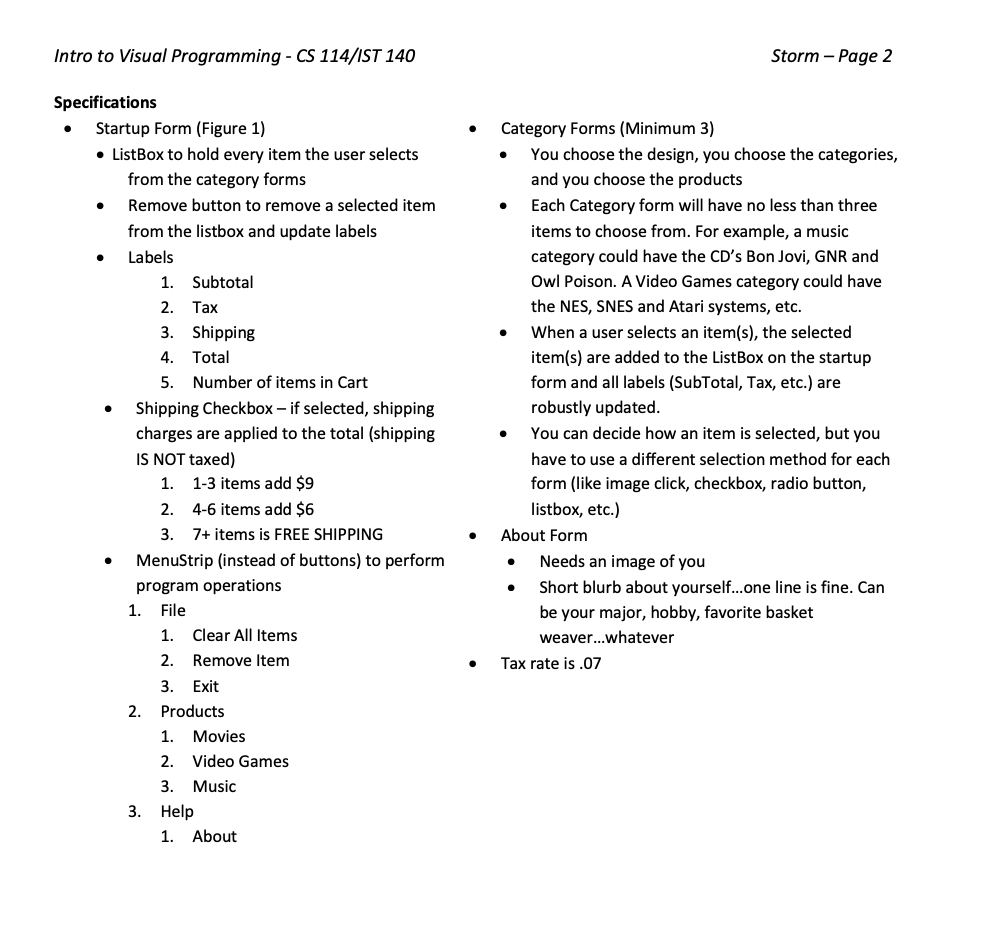 but it is very basic. Please show me the entire code. Im