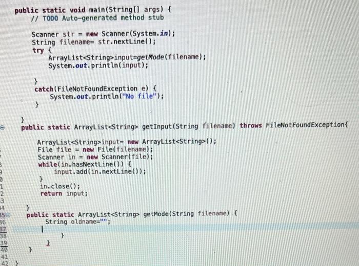 //JAVA// im new to reading files and for this program i need