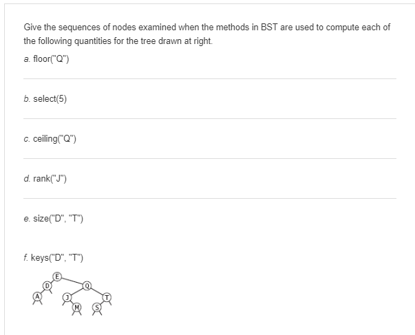 can i get the solution for this question BST(binary search tree) and