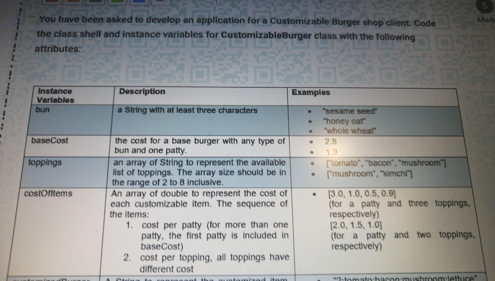 Java lang pls 5 Marlo You have been asked to develop