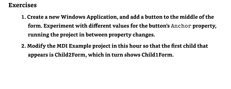 Visual Studio 2022 visual basic 1. Create a new Windows Application, and