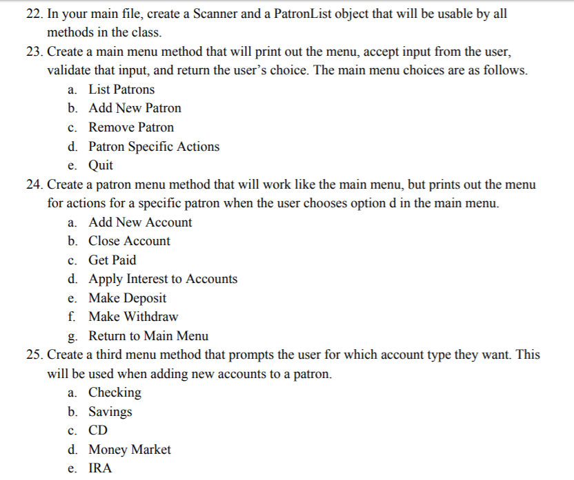 public BankAccount() { accountNumber = getNextAccountNum(); balance = 0.0; interestRate = 0.0;