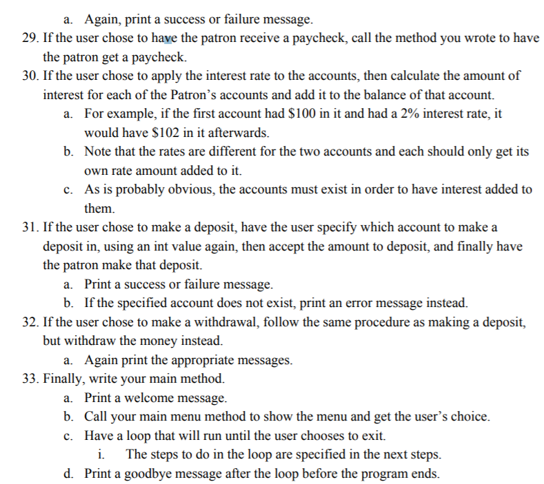 first, String last, double rate, AccountType at) { accountNumber = getNextAccountNum(); balance