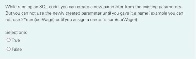 supervised learning, the training data set that is analyzed, is characterized by