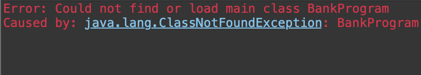help asap please Java Program wont work, bank program. This is the