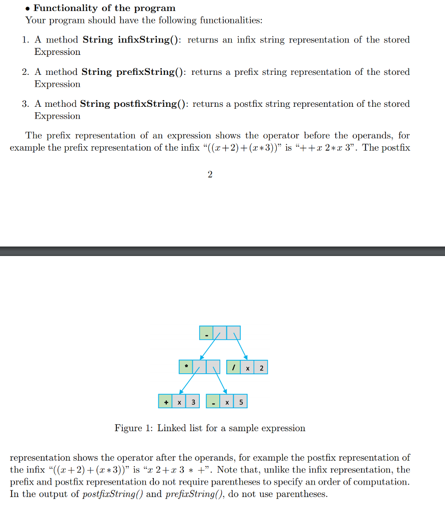 In this project, your main object type is going to be class