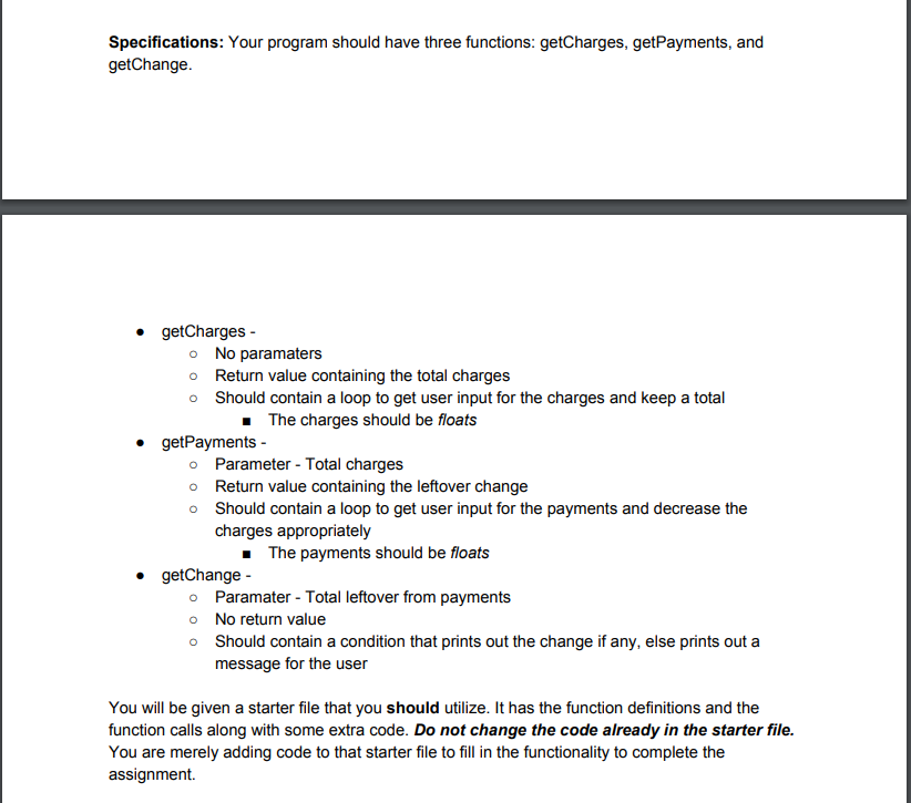 Test your knowledge of functions, conditions, and loops Scenario: You have a