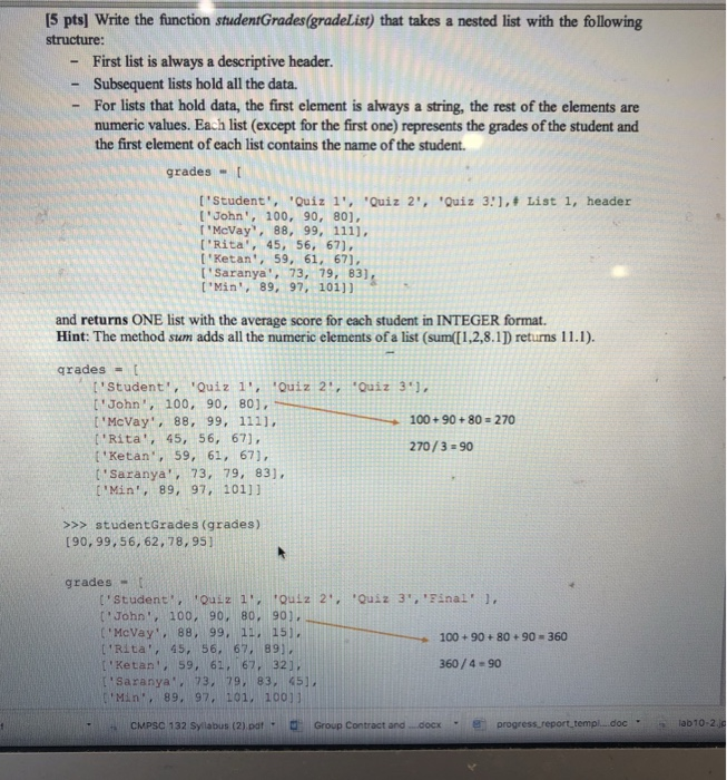  def countWords(document): """ Takes a string as an argument and returns