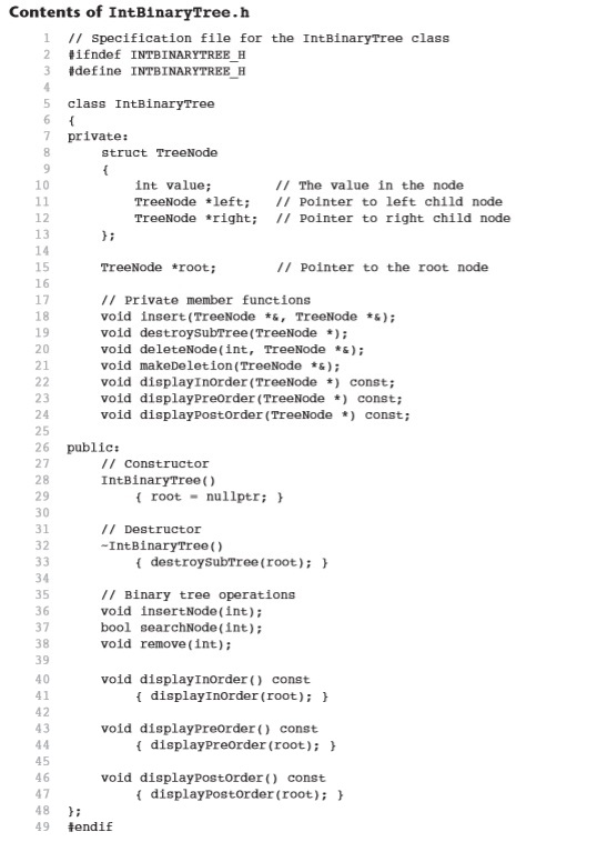 C++ Programming the subject is Binary trees I am using Visual Studios