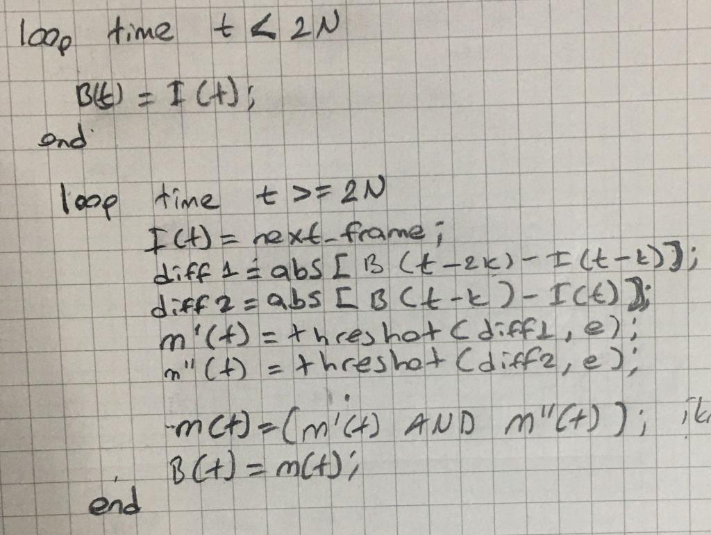 Question1) How can I use different motion creation in Motion History Image