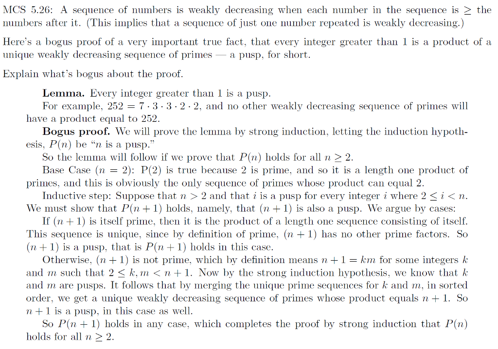 This question is about bogus proof. Please include detailed explanations in your