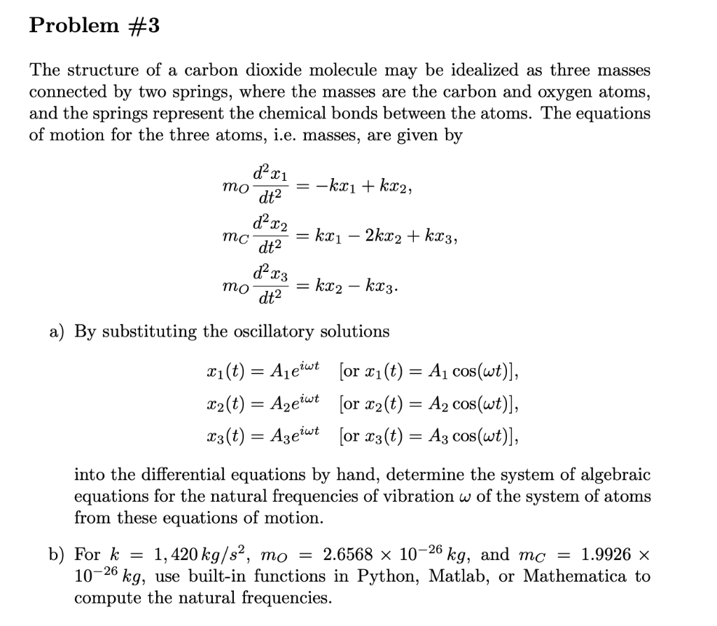  How to do this using Python? Problem #3 The structure of