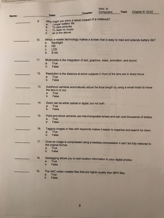 number of pixels in an image? a. Codec b. Zoom c. PictBridge
