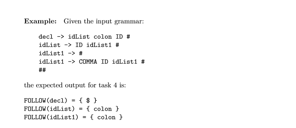 Compute the FIRST sets of all non-terminals. Then, for each of the