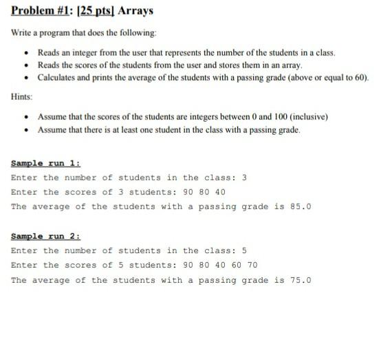  please i need the answer in java using netbeans Problem #1:
