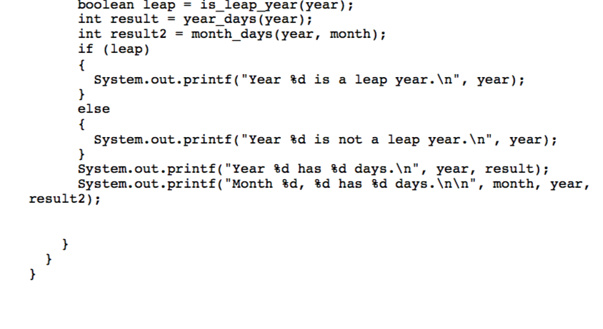 integer greater than 0 (we will only test your code with such