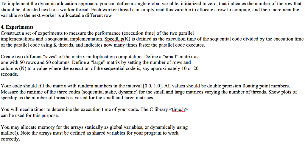software designed to cxccute on multiple processors of a computer, using OpenMP.