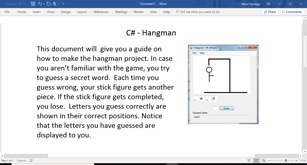 Create a C# code program in Visual Studios Windows Forms App (.NET