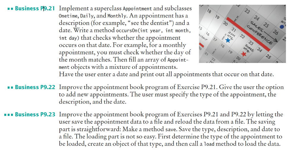 java please write one code for this three program screenshot is better