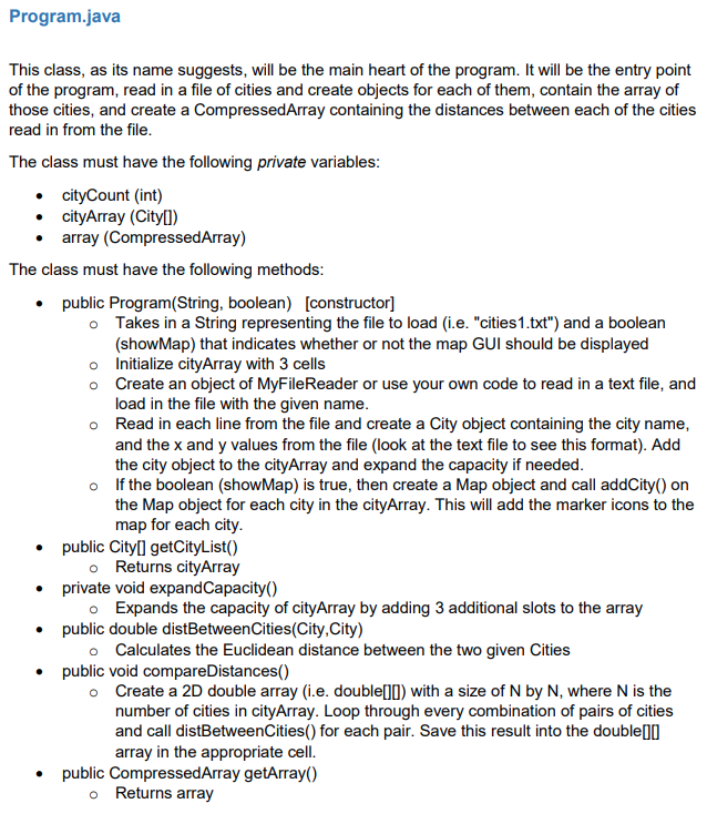 My program.java isn't working to spec, and I feel I'm missing something