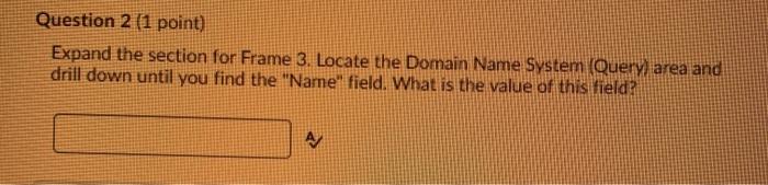 in frame #4? O IP O DNS O HTTP O None Question