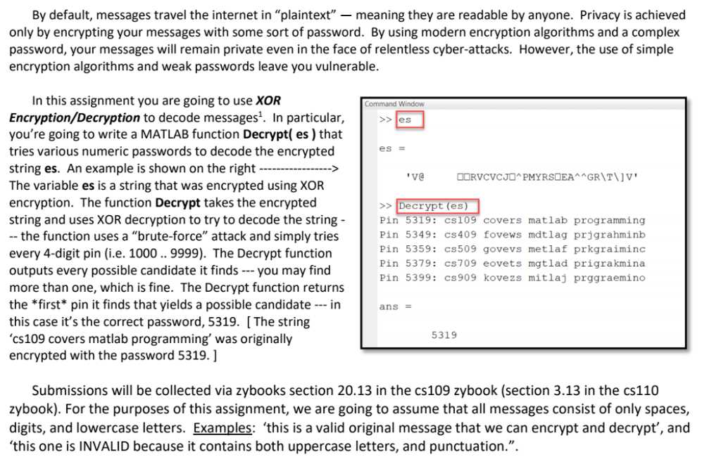  I need the code for this project in Matlab. Thank you