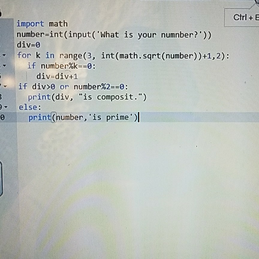 it give me me the largest prime factor of my number. Secure