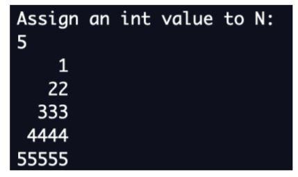 Write a C# program - input a number N - and it