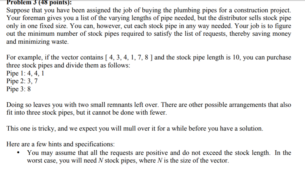IN C LANGUAGE, USE RECURSION Problem 3 (48 points): Suppose that you