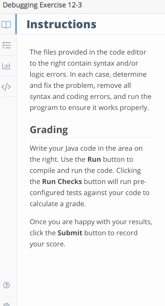  And here's the code. // Catch exceptions for array index out