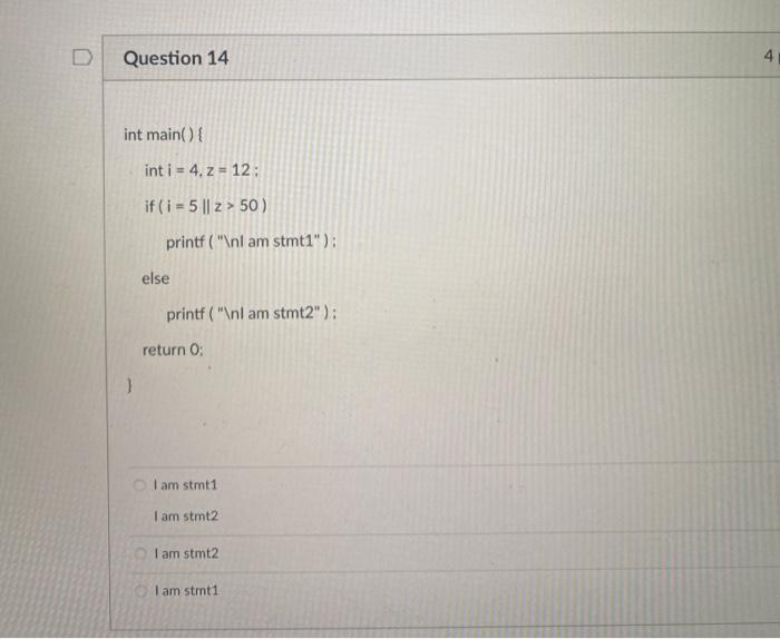 -1, k = 0, y, z; y= i +5 && j +