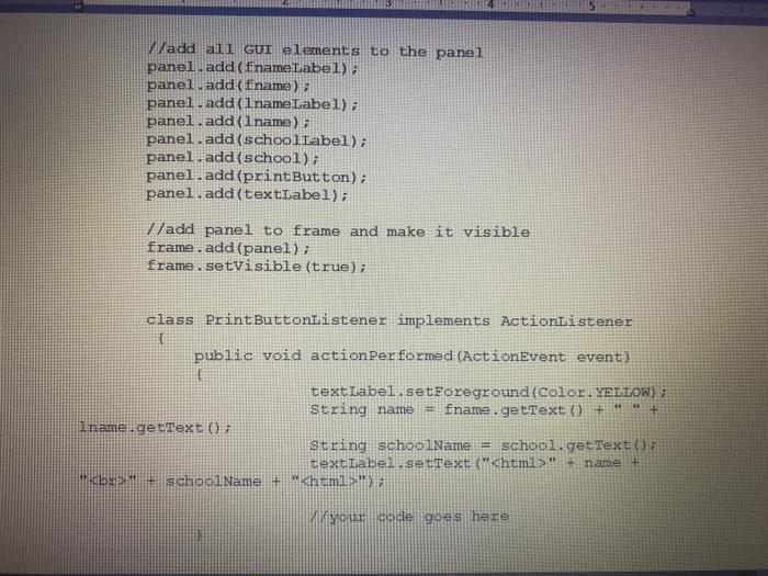 to add the correct package name. When you run the program, you