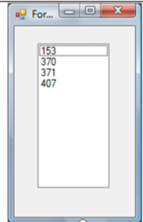Write Visual Basic 2) Make a form app that finds Armstrong numbers