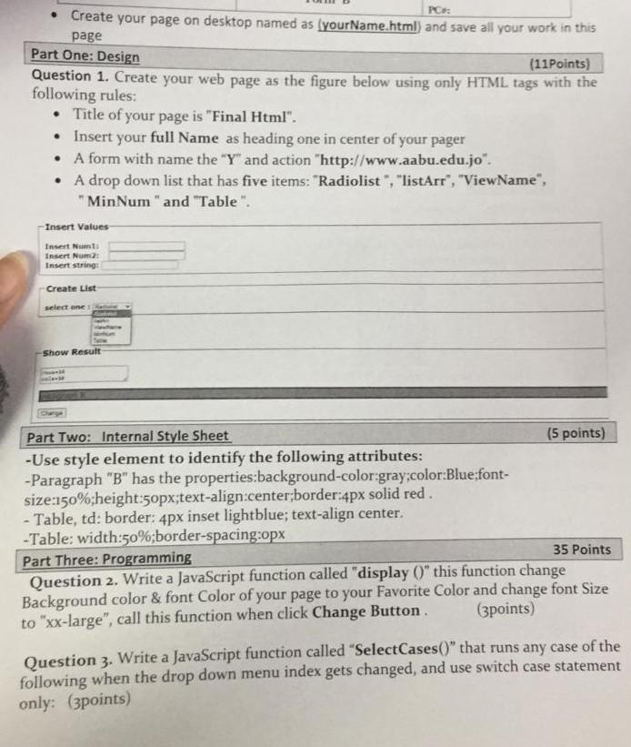  code HTML5 + CSS + JS Please solve quickly my name