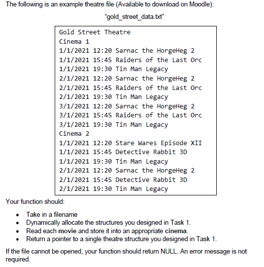 month; int year; }; struct Time { int hours; int min; };
