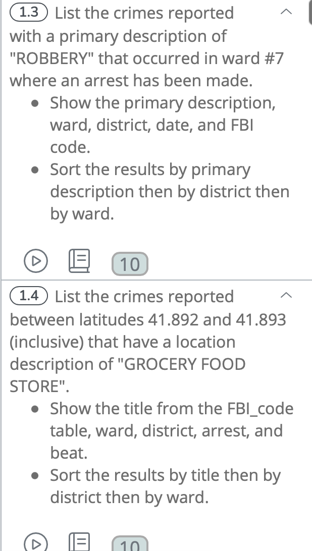 city of Chicago during 2018. (1.1) Make a community-area neighborhood list. a.