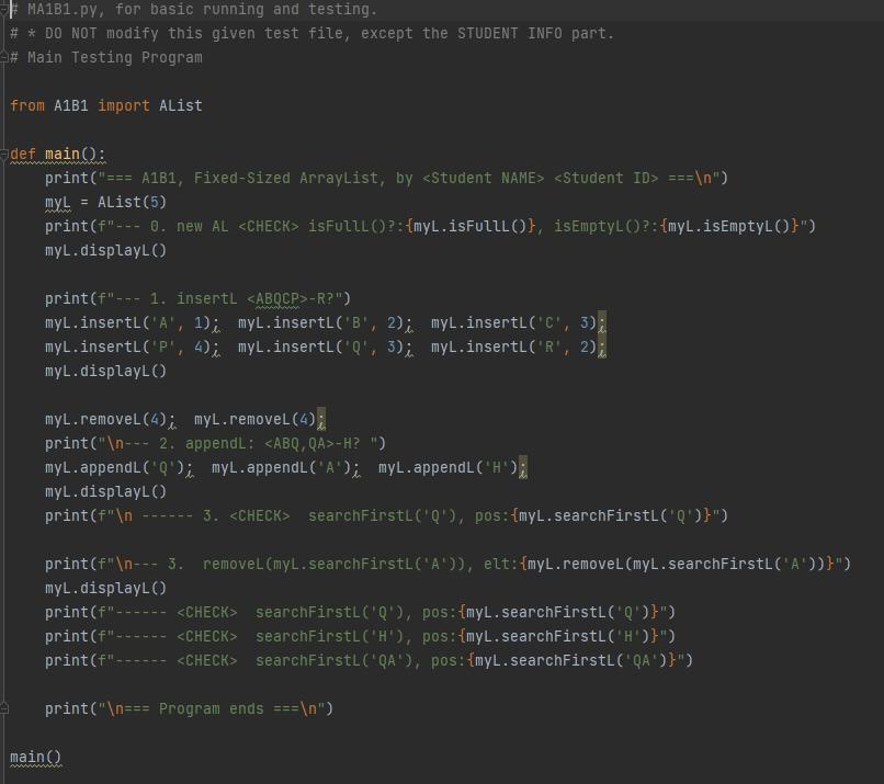 a new element ' P ' into position 2 (i.e, elt=P and