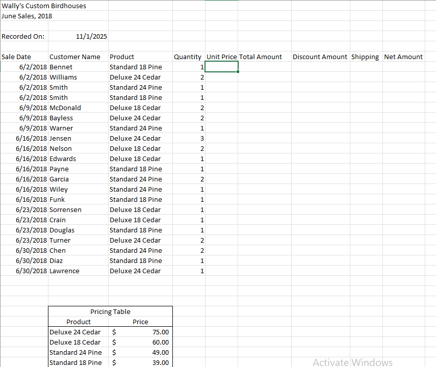  1. Open the file SC3 Data and save it to your