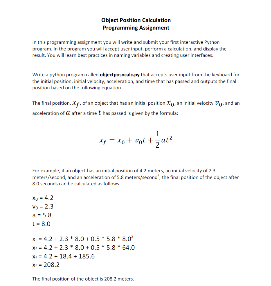 Could you help me with this python problem please In this programming