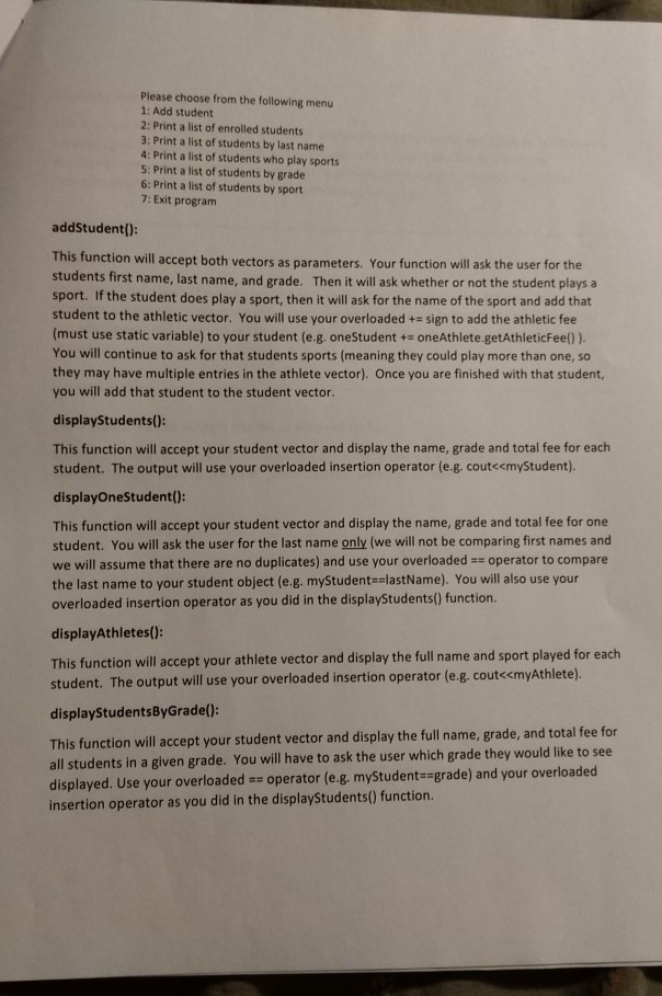 #include #include using namespace std; class Student { private: string firstName; string