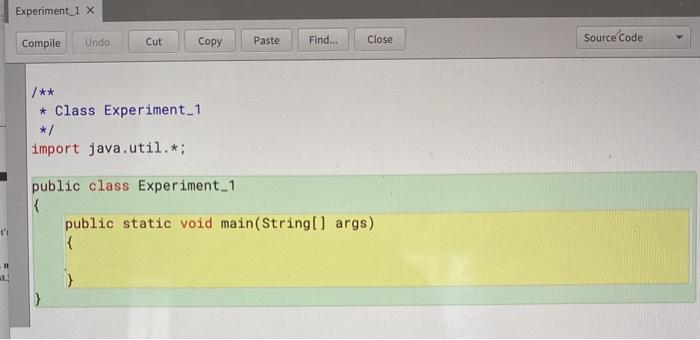 of Example You may have to comment out" statements as you test