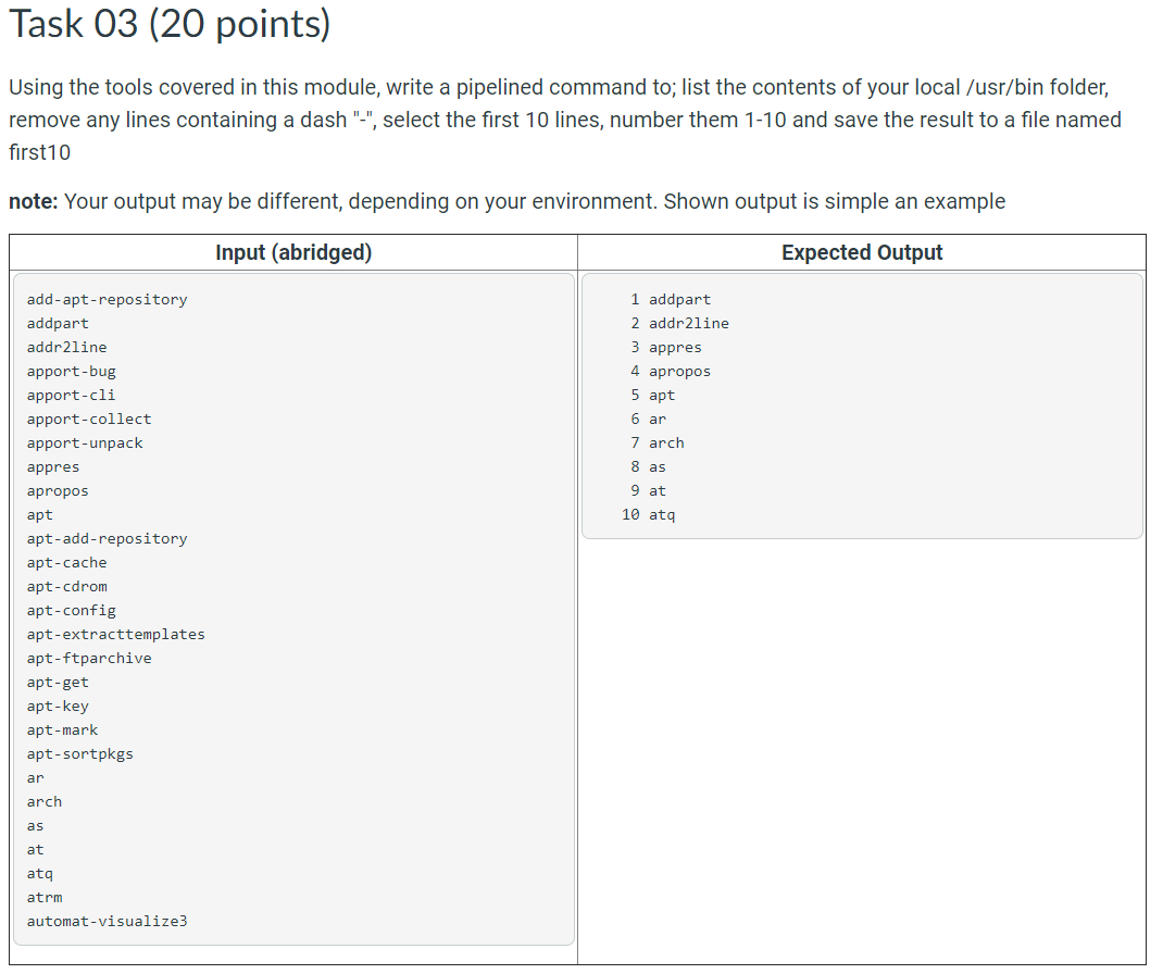 command, head command, tail command, uniq command, sort command, tr command (translate),